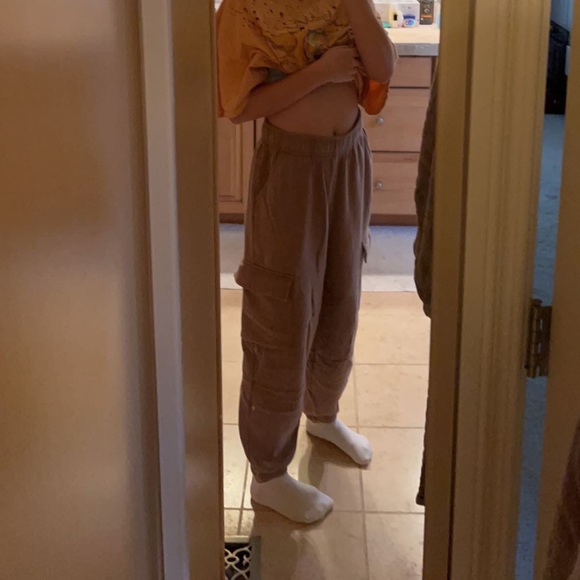 PacSun Pants - Mauve S Cargo Sweatpants